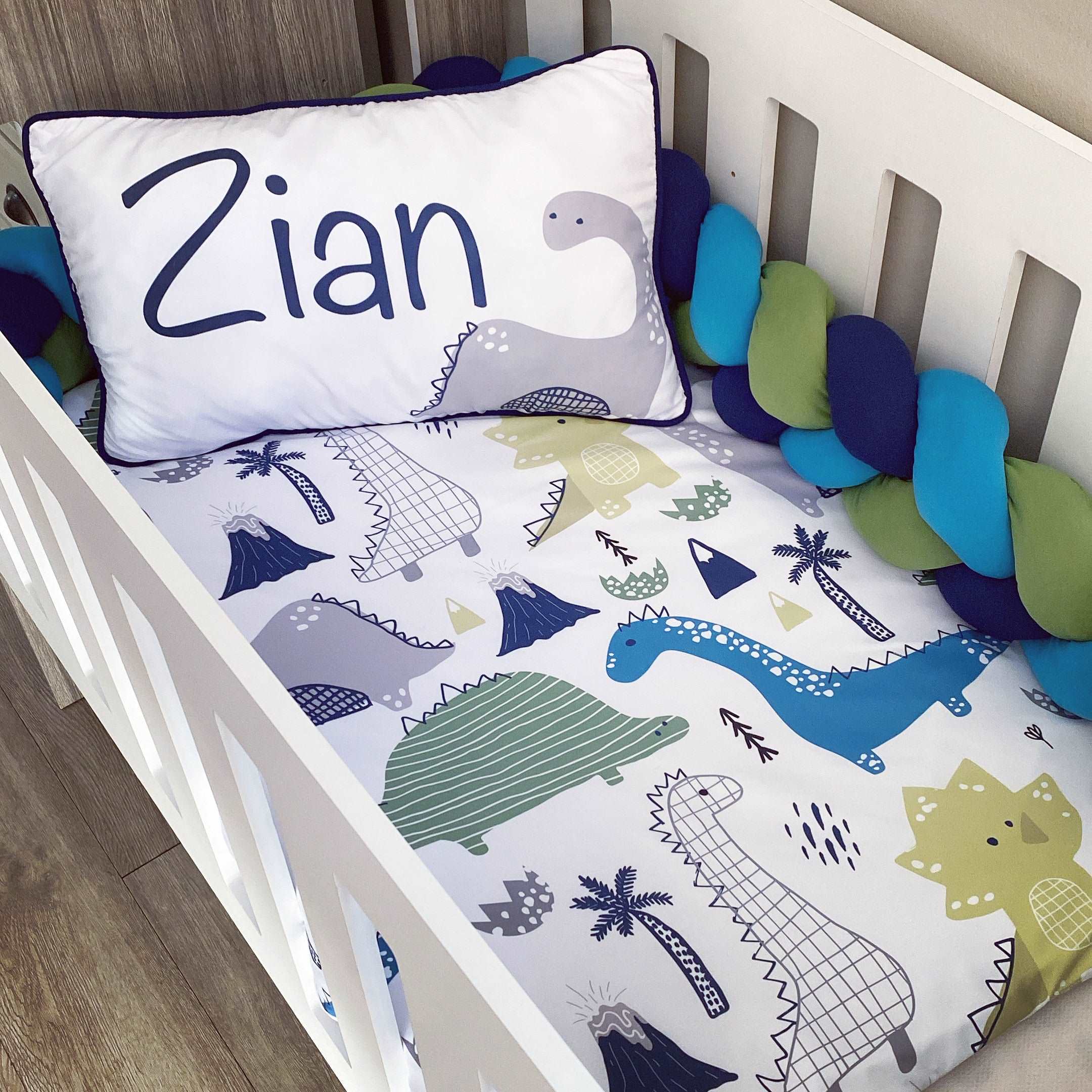 Cot Bedding - Dinosaur Set 03 baby boy nursery linen set South Africa