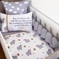 Cot Bedding - Grey Sheep Set 09 baby neutral nursery linen set South Africa