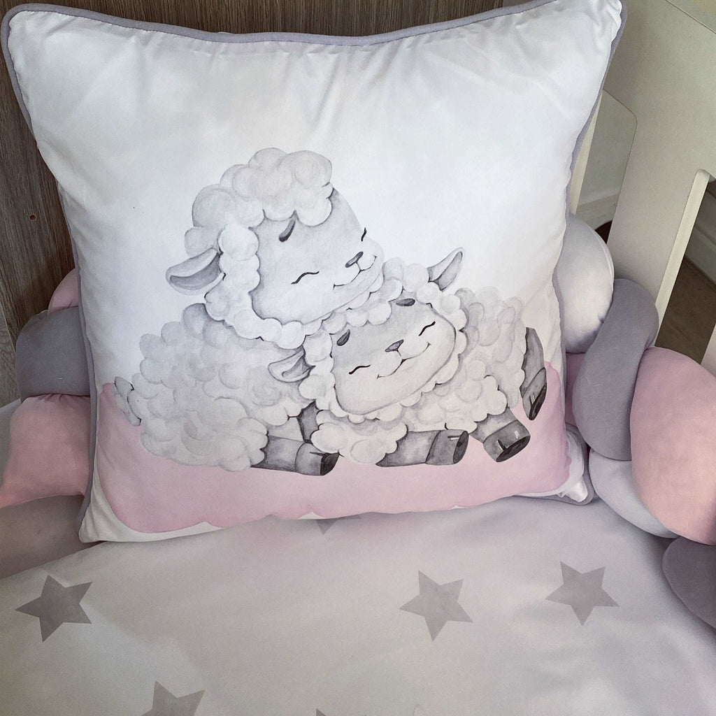 Cot Bedding - Pink Sheep Set 04