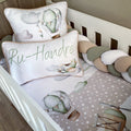 Cot Bedding - Sage Brown Plane Set 01 baby boy nursery linen set South Africa