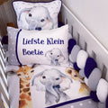 Cot Bedding - Navy Safari Set 04 baby boy nursery linen set South Africa