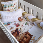 Cot Bedding - Treasure Map Set 01 baby neutral nursery linen set South Africa