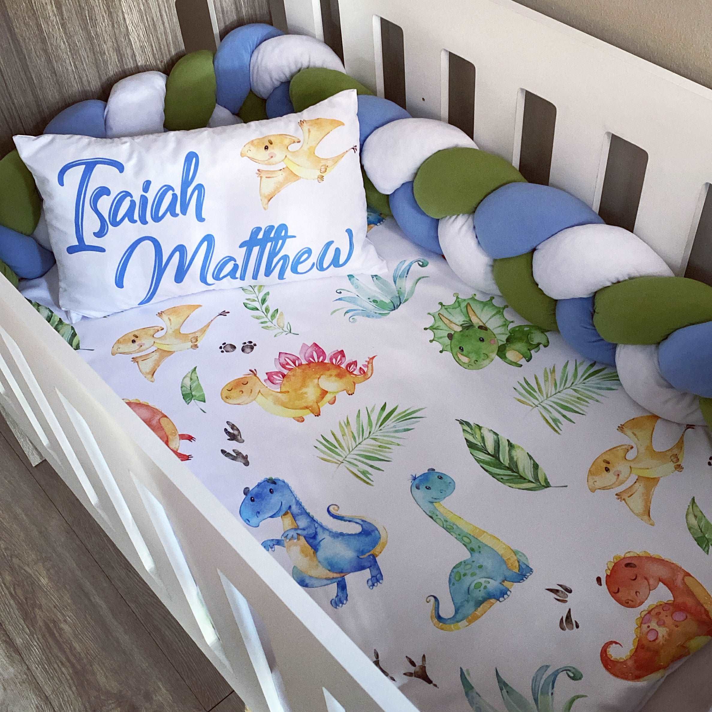 Cot Bedding - Dinosaur Set 02 baby boy nursery linen set South Africa