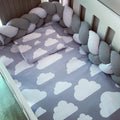 Cot Bedding - Grey Cloud Set 01 baby neutral nursery linen set South Africa