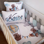 Cot Bedding - Up and Away Bear Set 3 baby boy nursery linen set South Africa