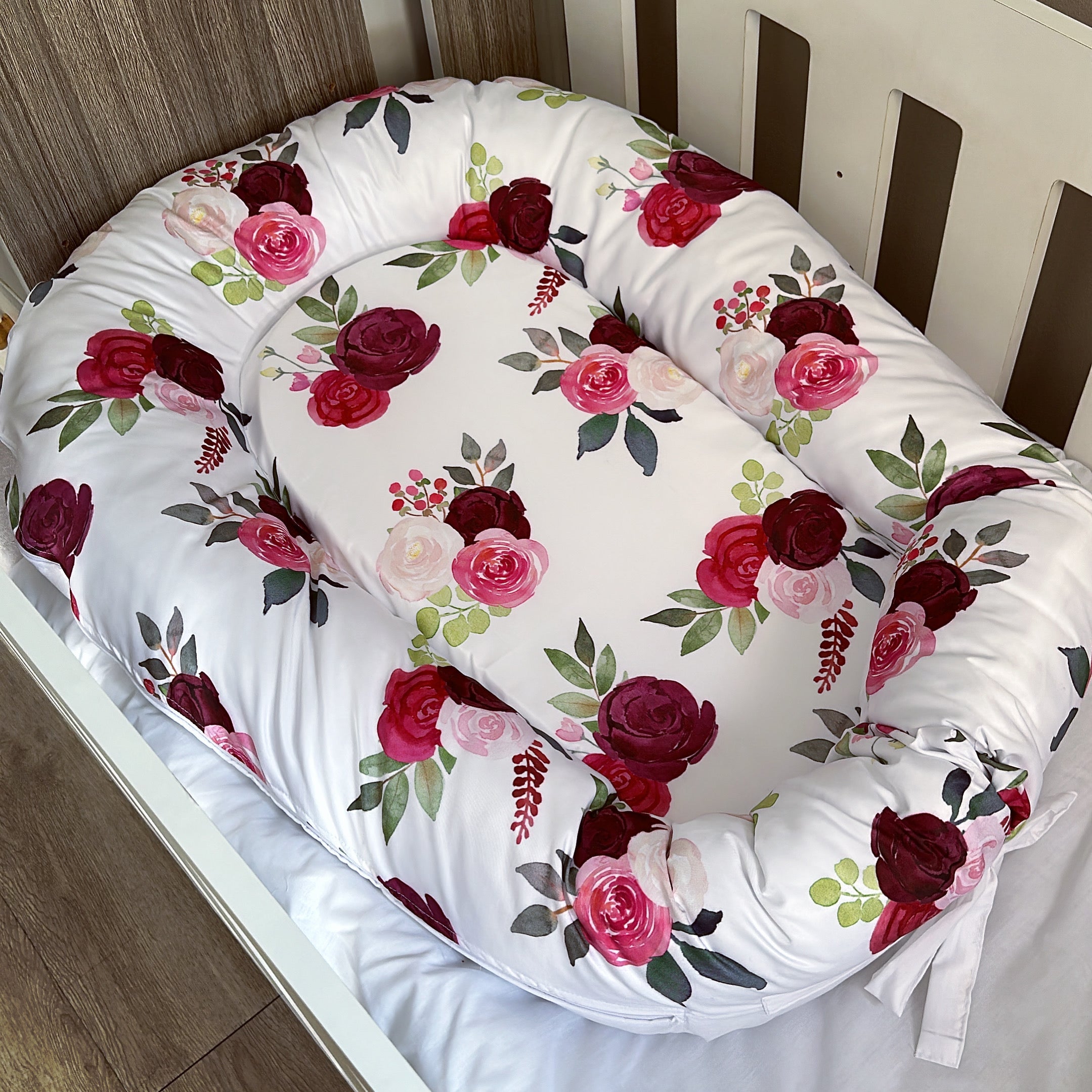 Nest - Pink Flowers 01 baby nursery snuggle nests South Africa