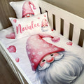 Cot Bedding - Red Gnome Set 01 baby neutral nursery linen set South Africa