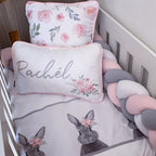Cot Bedding - Pink Bunny Set 31