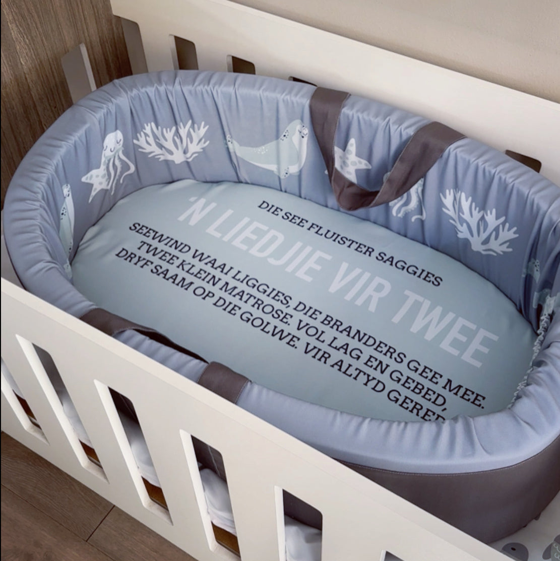 Carry Cot - Grey Ocean 01 baby carry cots South Africa