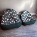 Lounger - Emerald Green Fox 01