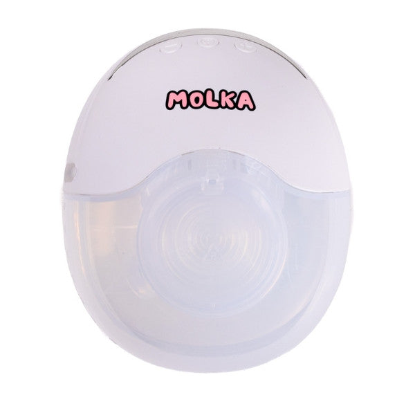 White electronic device with 'MOLKA' branding on a white background