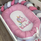 Cot Bedding - Pink Unicorn Set 13