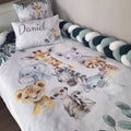 Toddler Bedding Set - Safari Animals 02 baby neutral nursery linen set South Africa