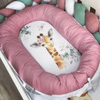 Cot Bedding - Pink Giraffe Set 05