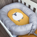 Nest - Mustard Sheep 01 baby nursery snuggle nests South Africa