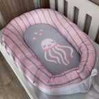 Cot Bedding - Pink Ocean Set 04