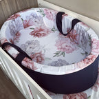 Cot Bedding - Pink Peony Set 01