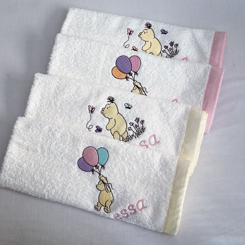 Burpcloths - Winnie The Pooh 01 baby burp cloths South Africa