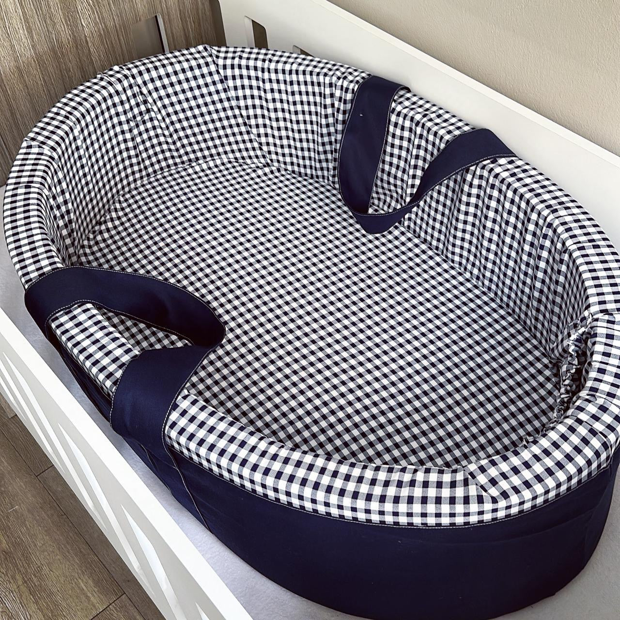 Carry Cot - Black Check 02 baby carry cots South Africa