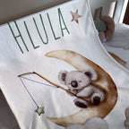 Cot Bedding - Sage Koala Set 01