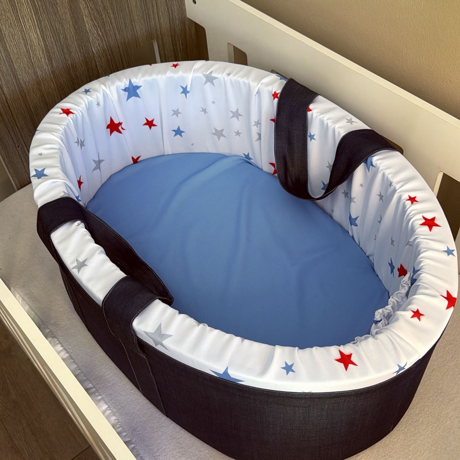 Carry Cot - Blue Stars 01 baby carry cots South Africa