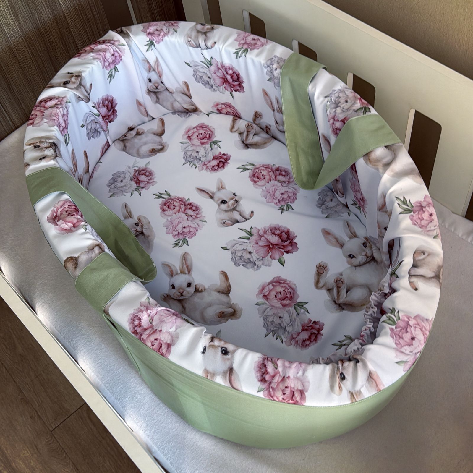 Cot Bedding - Pink Bunny Set 36