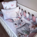 Cot Bedding - Pink Bunny Set 27