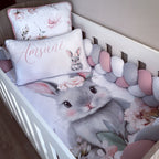 Cot Bedding - Pink Bunny Set 27
