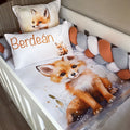 Cot Bedding - Fox Set 04 baby neutral nursery linen set South Africa