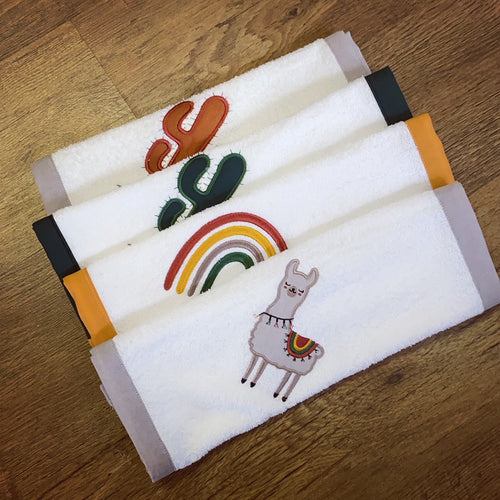 Burpcloths - Llama 01 baby burp cloths South Africa