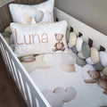 Cot Bedding - Sage Bear Set 02 baby neutral nursery linen set South Africa
