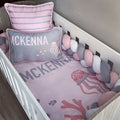 Cot Bedding - Pink Ocean Set 04