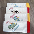 Burpcloths - Red Yellow 01 baby burp cloths South Africa