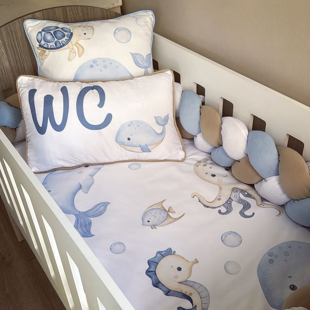 Cot Bedding - Under the Sea Set 05 baby boy nursery linen set South Africa