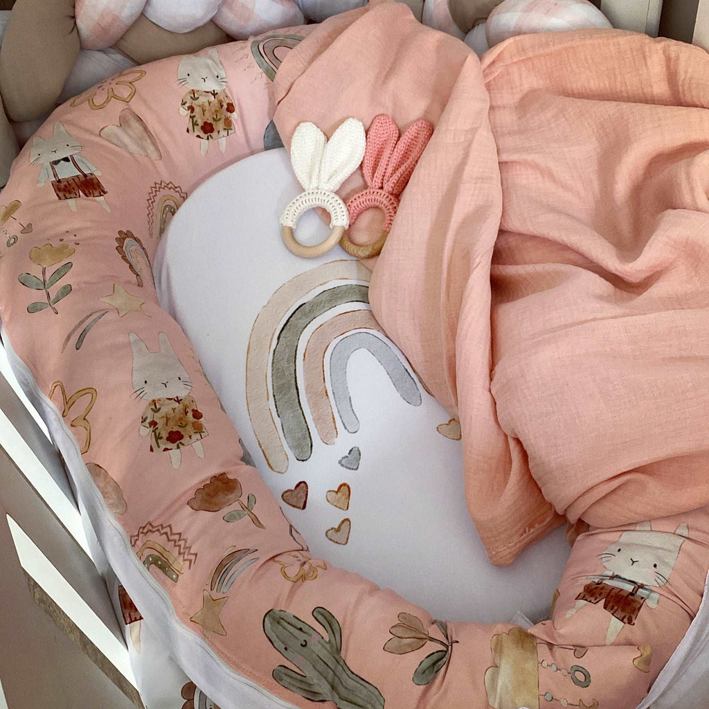 Cot Bedding - Bunny Boho Set 01