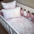 Cot Bedding - Pink Flower Set 13