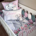 Cot Bedding - Protea Elephant Set 02