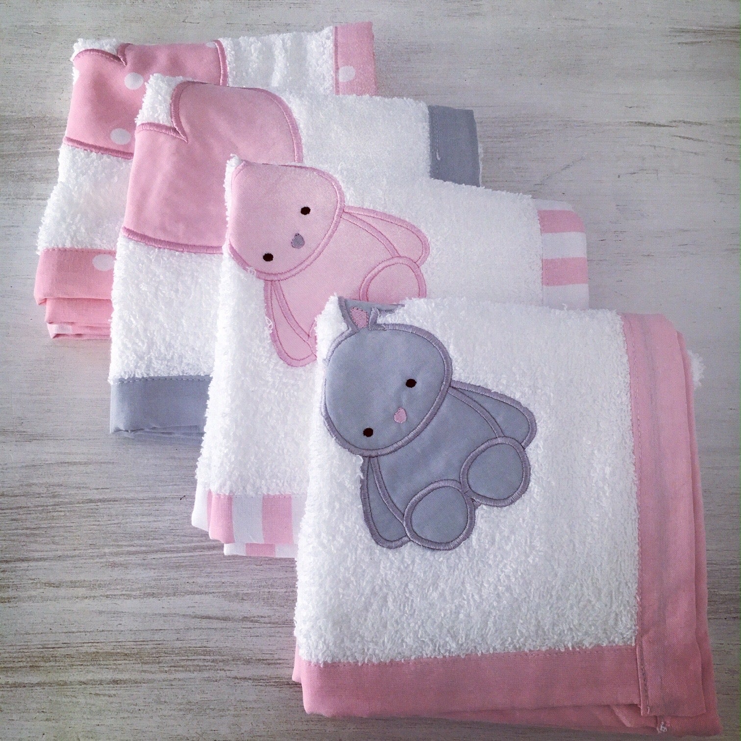 Burpcloths - Bunny 03 baby burp cloths South Africa