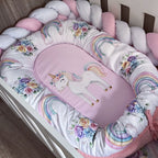 Cot Bedding - Pink Unicorn Set 12