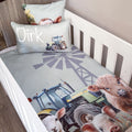 Cot Bedding - Green Farm Set 03 baby boy nursery linen set South Africa