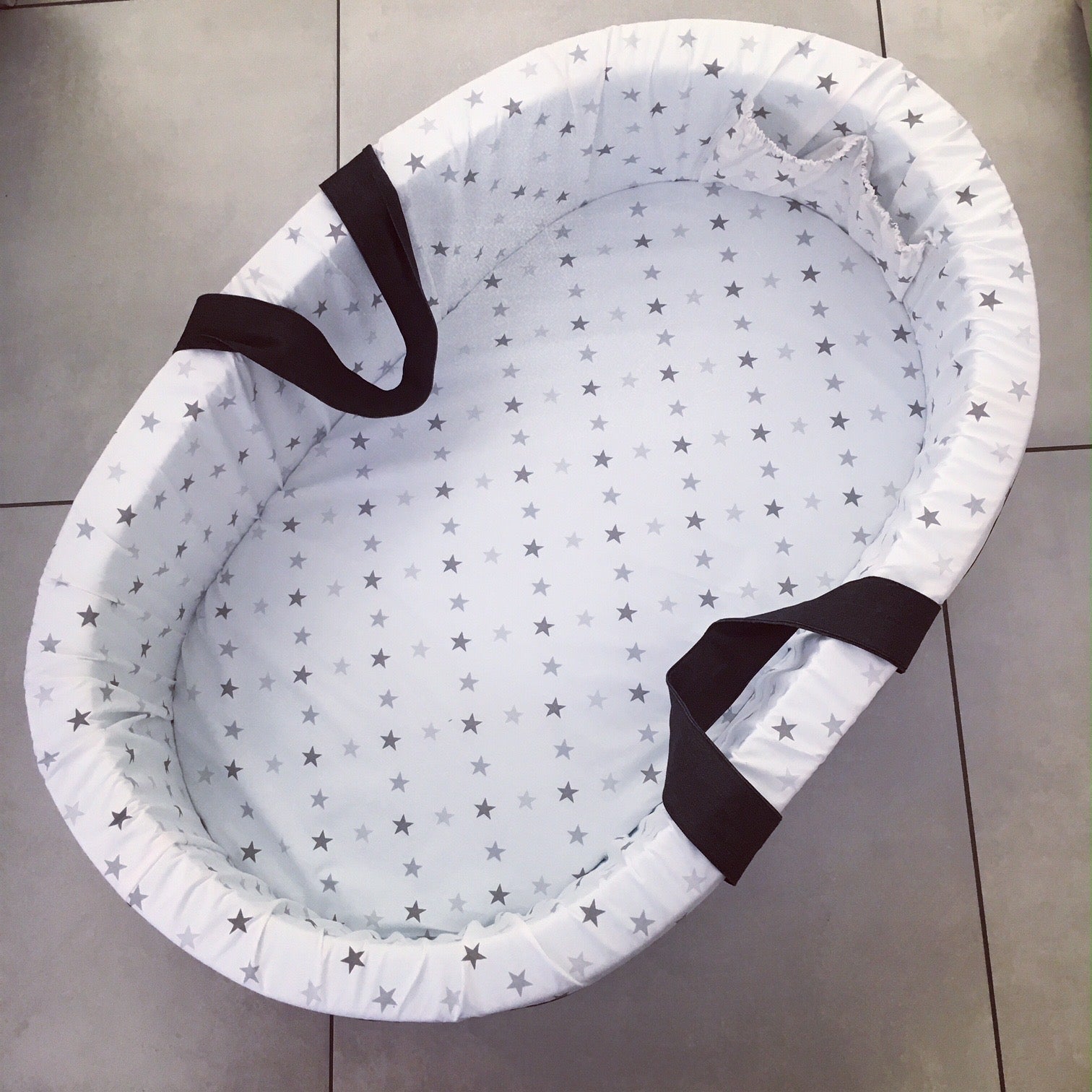 Carry Cot - Grey Stars 01 baby carry cots South Africa