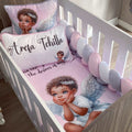 Cot Bedding - Pink Angel Set 01