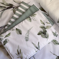 Burpcloths - Olive Green Leaf 01 baby burp cloths South Africa