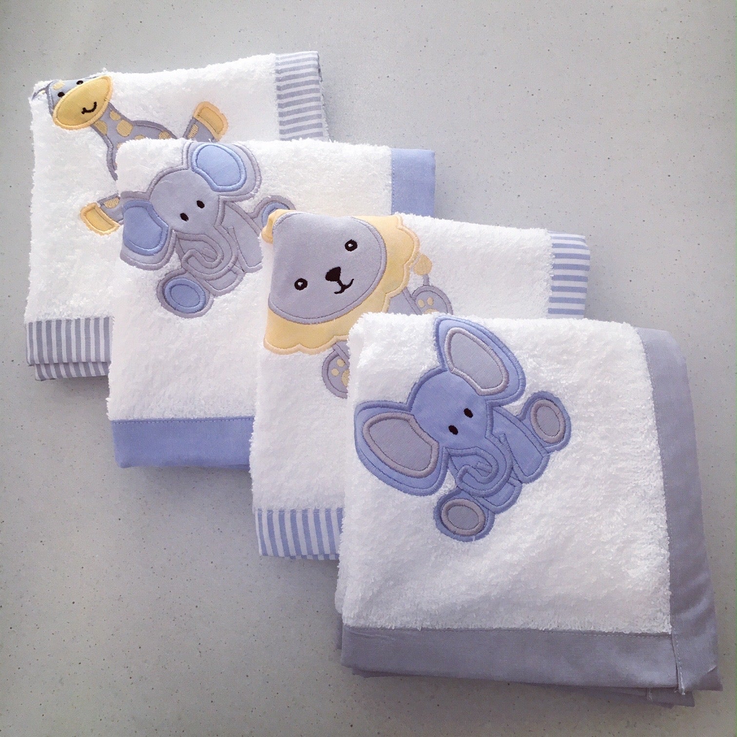 Burpcloths - Safari 04 baby burp cloths South Africa