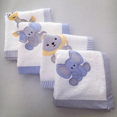 Burpcloths - Safari 04 baby burp cloths South Africa