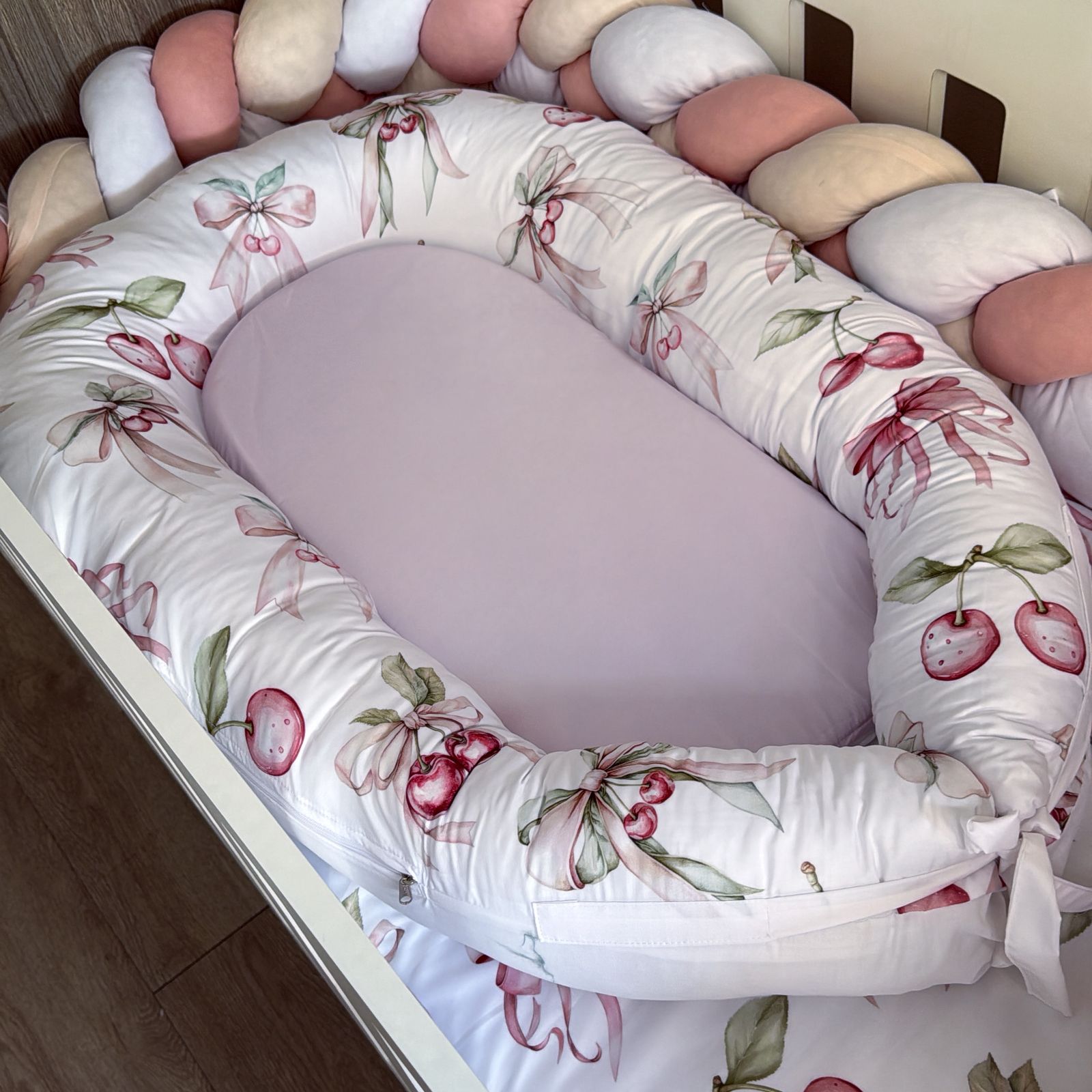 Nest - Pink Cherry 01 baby nursery snuggle nests South Africa