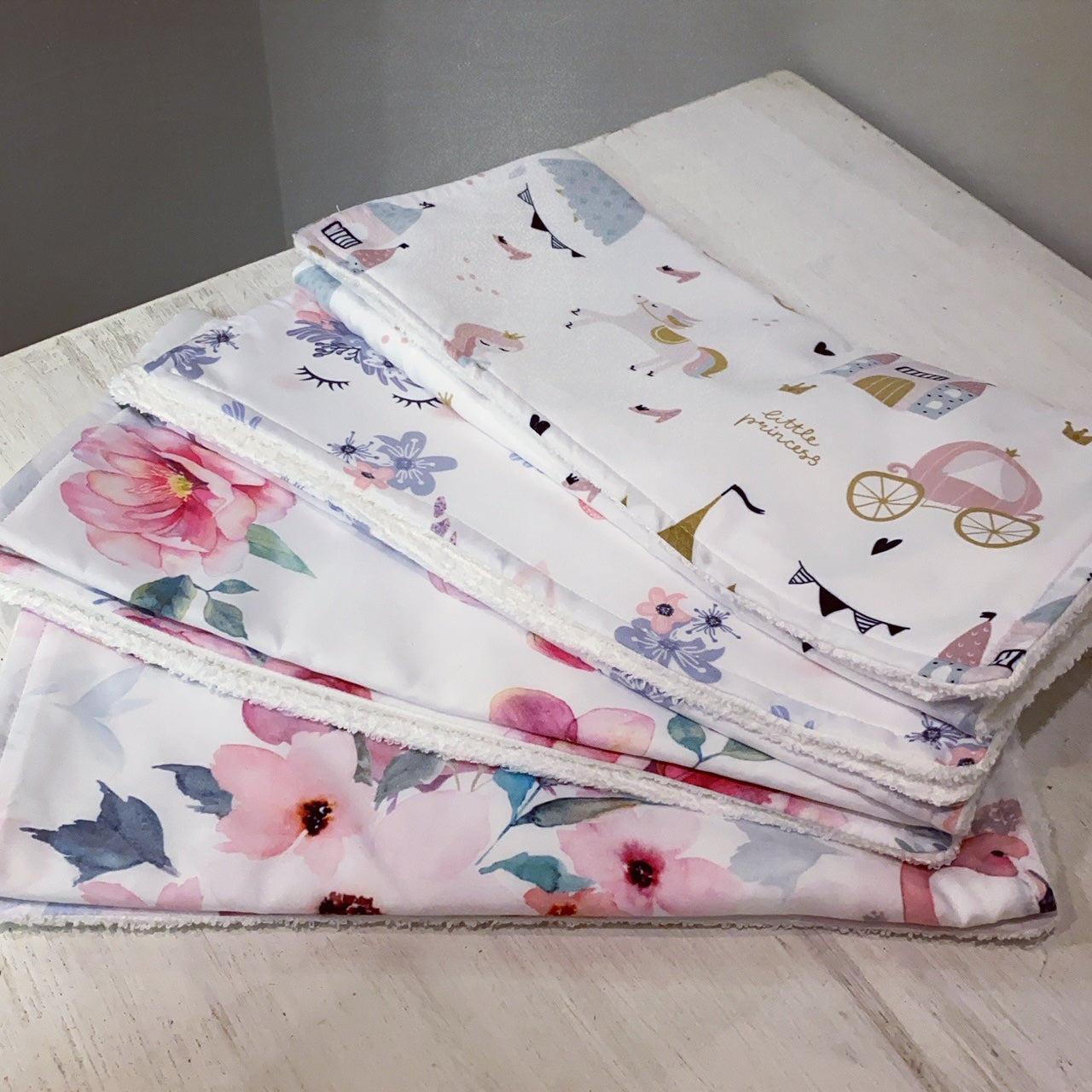 Burpcloths - Flowers 02 baby burp cloths South Africa