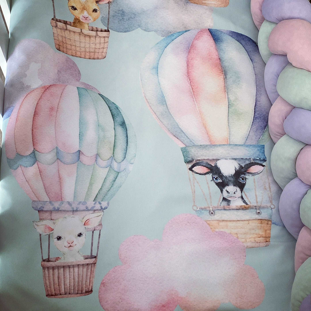 Cot Bedding - Pastel Farm Set 01