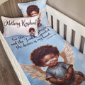 Cot Bedding - Blue Angel Set 01 baby boy nursery linen set South Africa