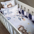 Cot Bedding - Blue Space Set 02 baby boy nursery linen set South Africa